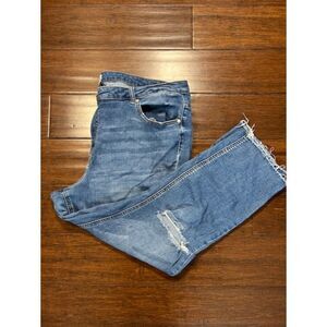 Eloquii -Denim Blue Jeans - Size 22 - Straight leg